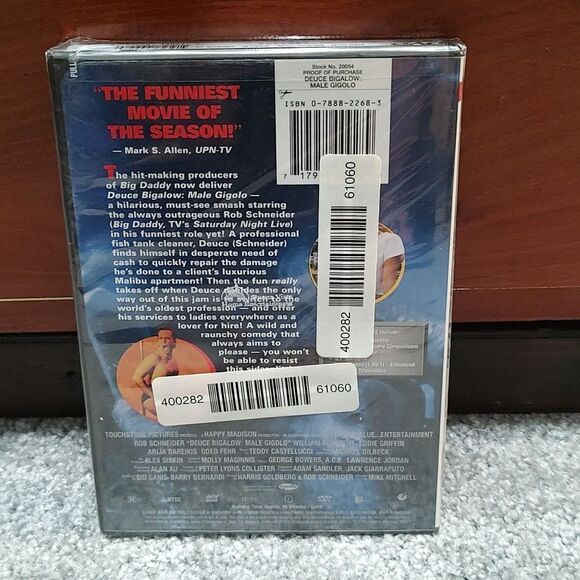 Deuce Bigalow Male Gigolo Widescreen DVD  NEW Sealed Rob Schneider - Picture 2 of 3